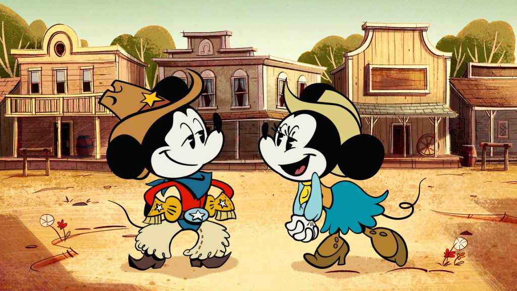 Micky and Minnie in The Wonderful World of Mickey Mouse